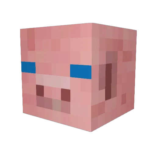 SamCusa Minecraft avatar head, 3D render