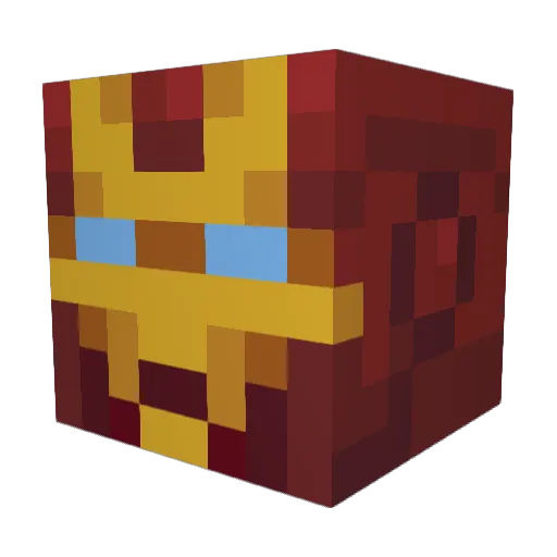 SamDaMan22 Minecraft avatar head, 3D render