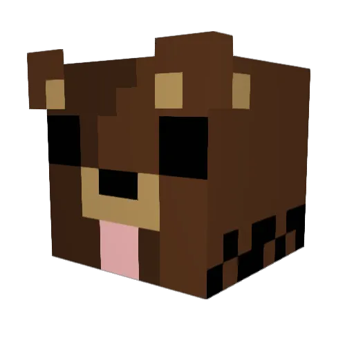 SamFRKNRogers Minecraft avatar head, 3D render