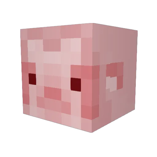 SamFender Minecraft avatar head, 3D render
