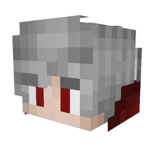 SamGamerYT Minecraft avatar head, 3D render