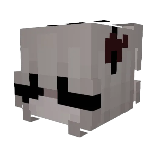 SamHartHD Minecraft avatar head, 3D render