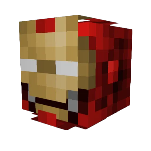 SamJason Minecraft avatar head, 3D render