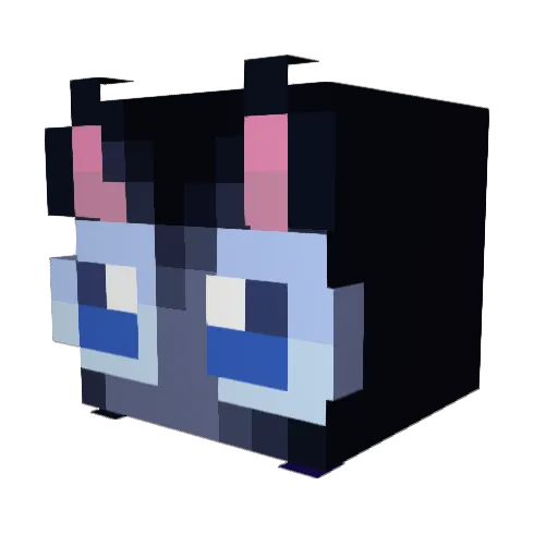 SamLikez_Bread Minecraft avatar head, 3D render