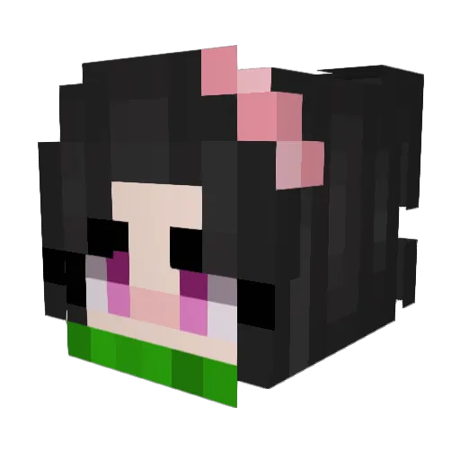 SamMagZiegen Minecraft avatar head, 3D render