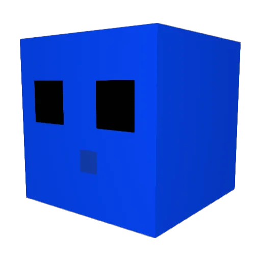 SamPary3 Minecraft avatar head, 3D render