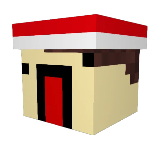 SamPlayz10 Minecraft avatar head, 3D render