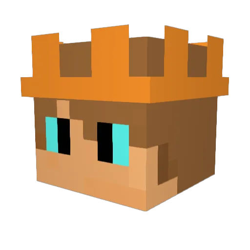 SamPlayzz Minecraft avatar head, 3D render
