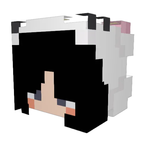 SamRosi3 Minecraft avatar head, 3D render