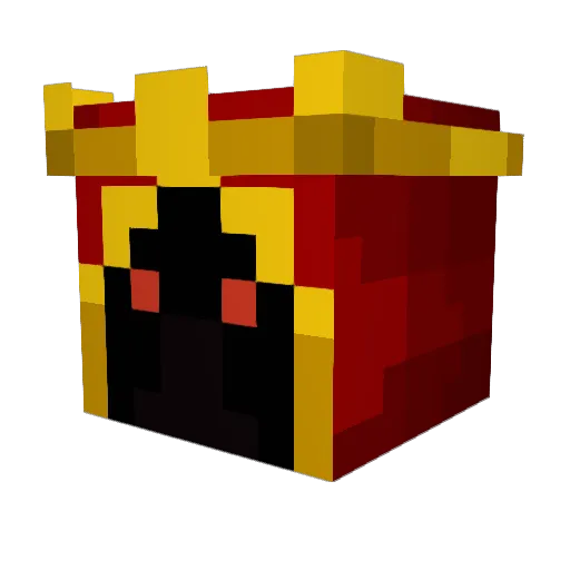 SamRussell Minecraft avatar head, 3D render