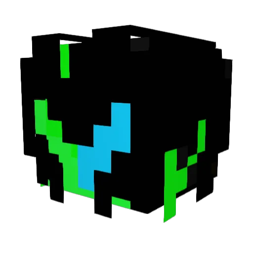 SamSam_Lok Minecraft avatar head, 3D render