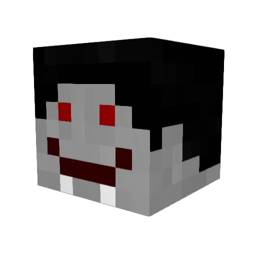 SamStringer Minecraft avatar head, 3D render
