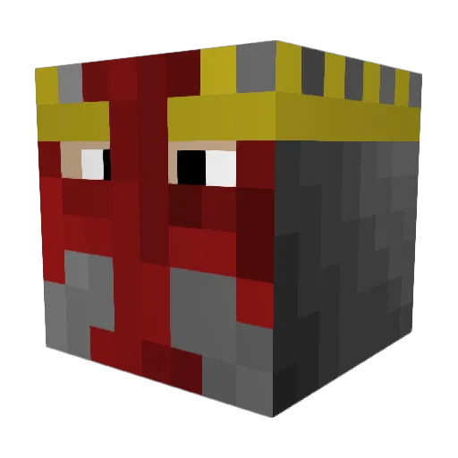 SamSuffi Minecraft avatar head, 3D render