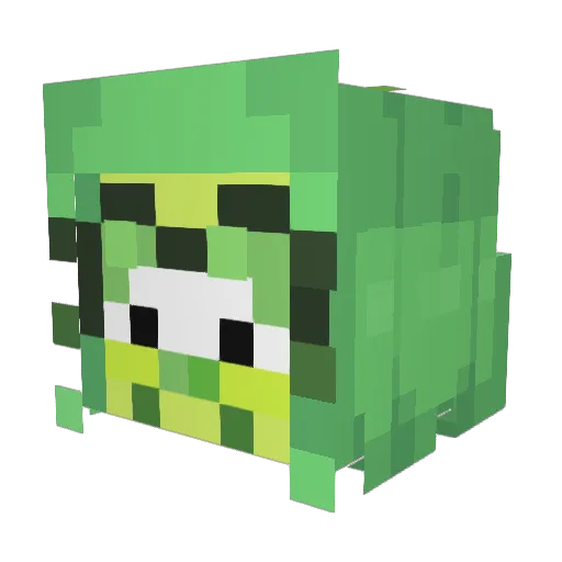 SamSuperboi Minecraft avatar head, 3D render