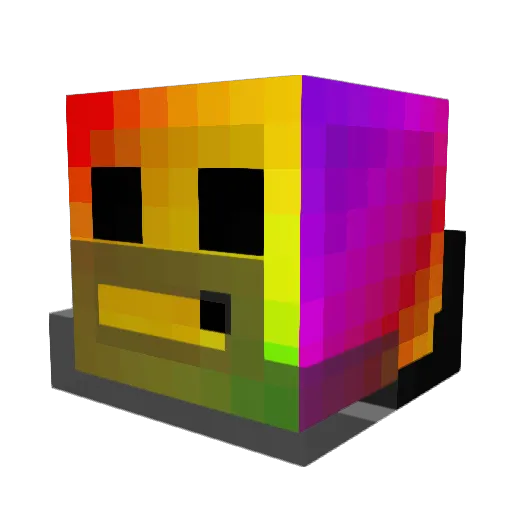 SamSydcraft Minecraft avatar head, 3D render