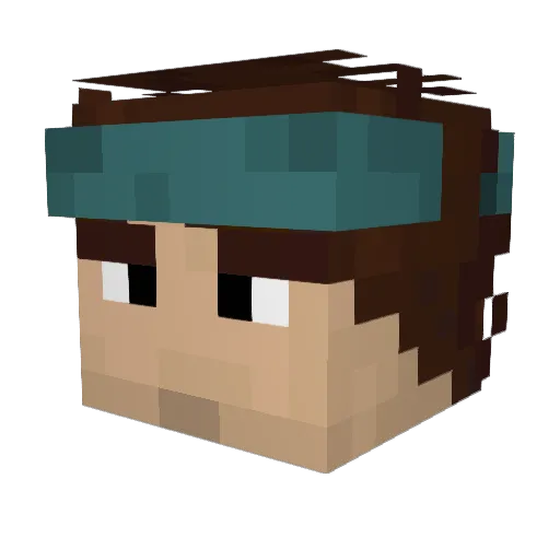 SamTMTL__1025 Minecraft avatar head, 3D render