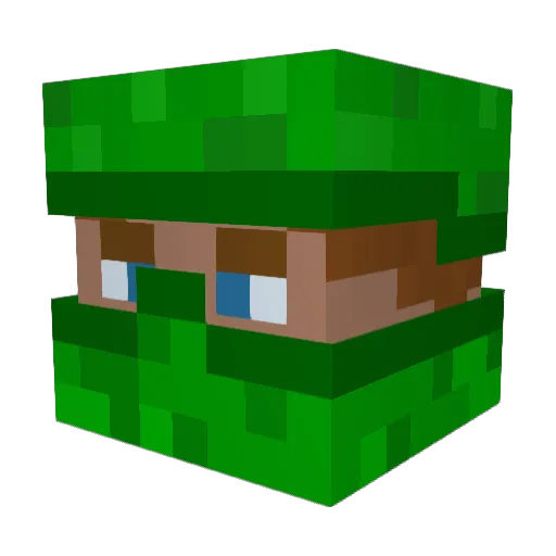 SamTheHam06 Minecraft avatar head, 3D render