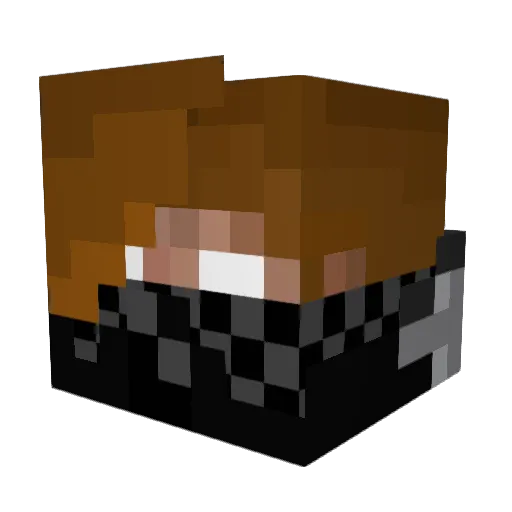 SamTheIceQueen Minecraft avatar head, 3D render