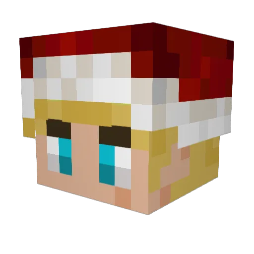SamTheJam513 Minecraft avatar head, 3D render