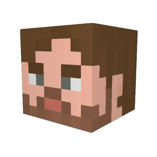 SamThyGuy Minecraft avatar head, 3D render