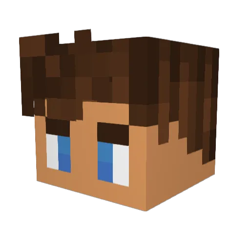 SamWelsh21 Minecraft avatar head, 3D render
