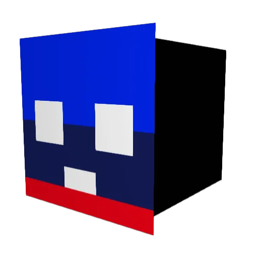 Sam_111 Minecraft avatar head, 3D render