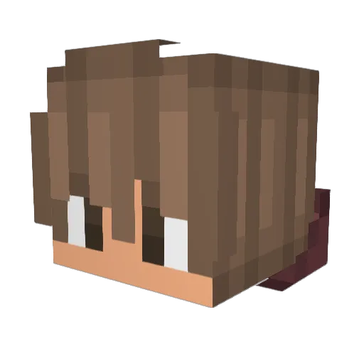 Sam_1124 Minecraft avatar head, 3D render