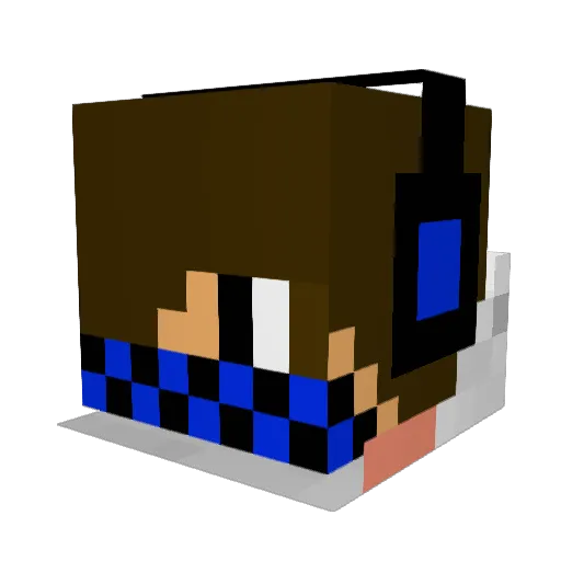 Sam_9437 Minecraft avatar head, 3D render