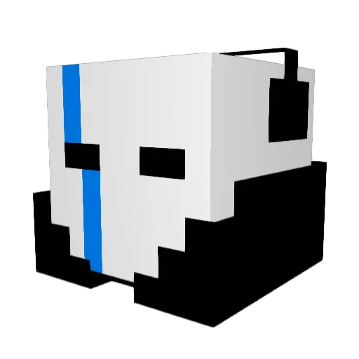 Sam_Justice1 Minecraft avatar head, 3D render