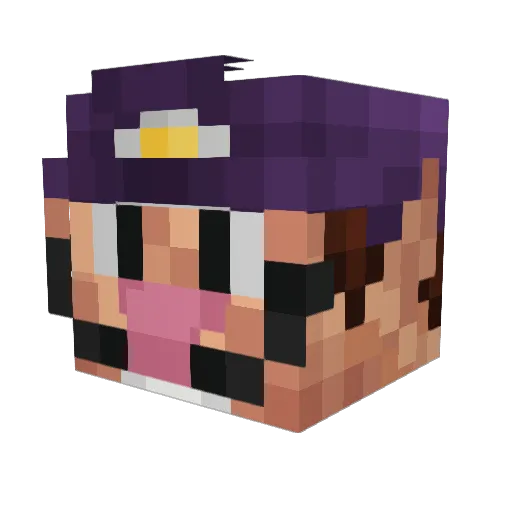Sam_Laufeyson Minecraft avatar head, 3D render