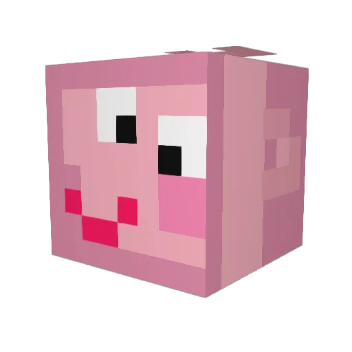 Sam_Ozer Minecraft avatar head, 3D render