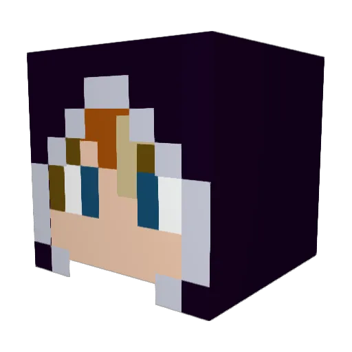 Sam_Roll Minecraft avatar head, 3D render