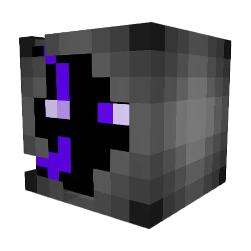 Sam_isSenpai Minecraft avatar head, 3D render