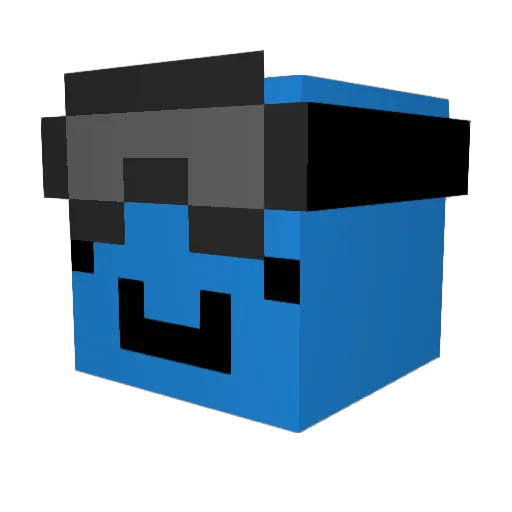 Sam_the_goat123 Minecraft avatar head, 3D render