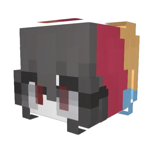 Sam_urhoney Minecraft avatar head, 3D render
