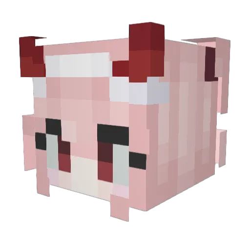 SamaRG__ Minecraft avatar head, 3D render
