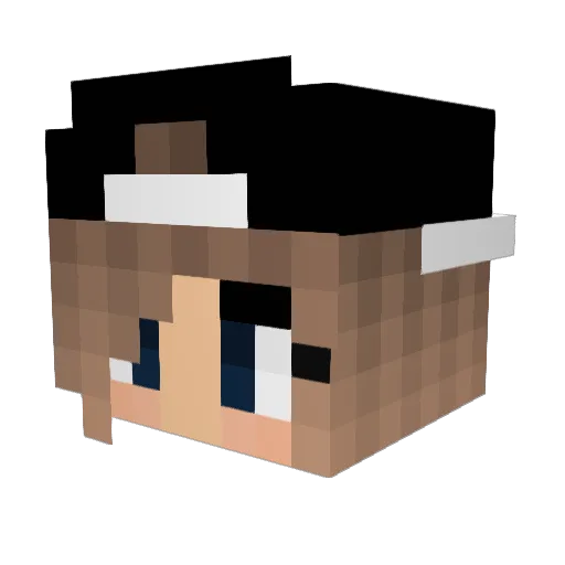 Sama_26 Minecraft avatar head, 3D render
