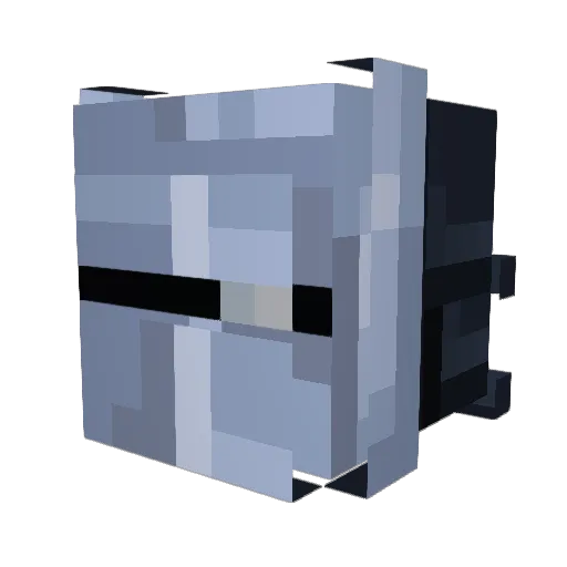 SamaelYhwach Minecraft avatar head, 3D render