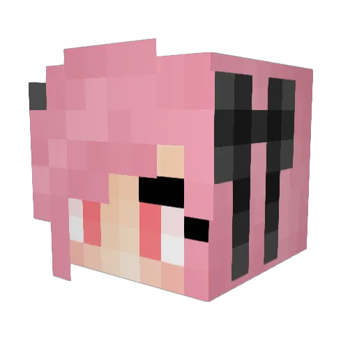 Samael_x3 Minecraft avatar head, 3D render