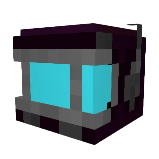 Samakka Minecraft avatar head, 3D render