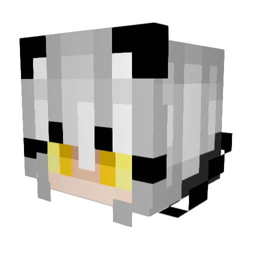 Samantha826 Minecraft avatar head, 3D render