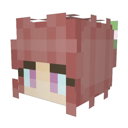 SamanthaBlight Minecraft avatar head, 3D render