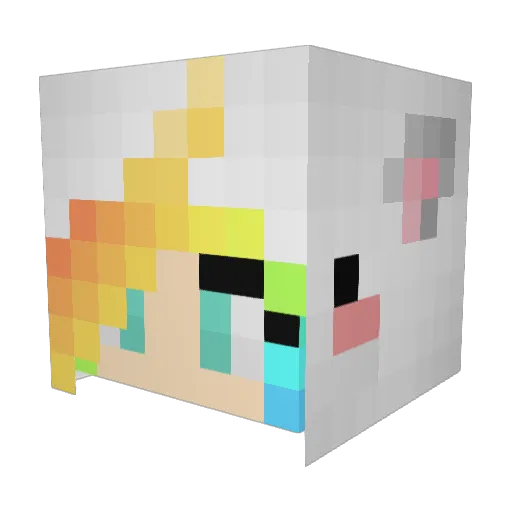 Samantha_Kay Minecraft avatar head, 3D render