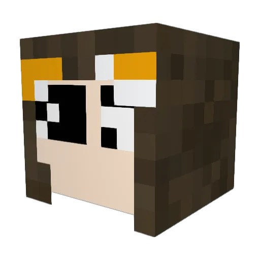 Samanthaplays70 Minecraft avatar head, 3D render