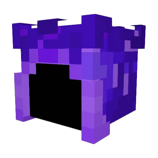 SamarASMR Minecraft avatar head, 3D render