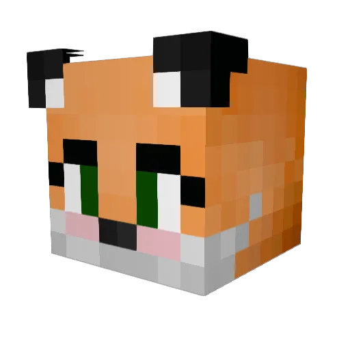 Samara_PL Minecraft avatar head, 3D render