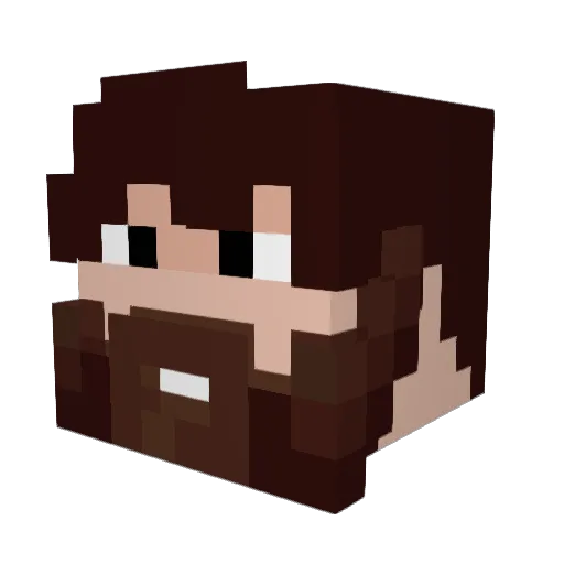 Sambi88 Minecraft avatar head, 3D render