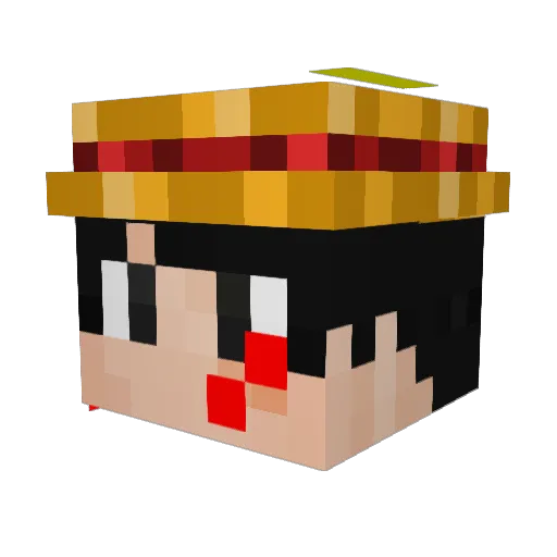 SamboSam_ Minecraft avatar head, 3D render