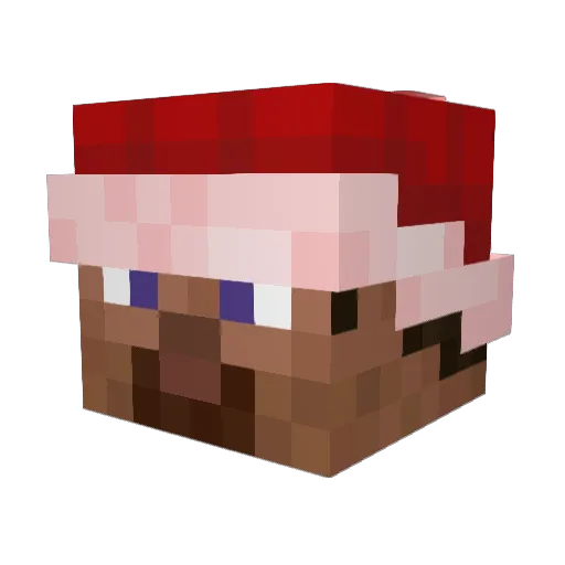 SamboolSlayer Minecraft avatar head, 3D render