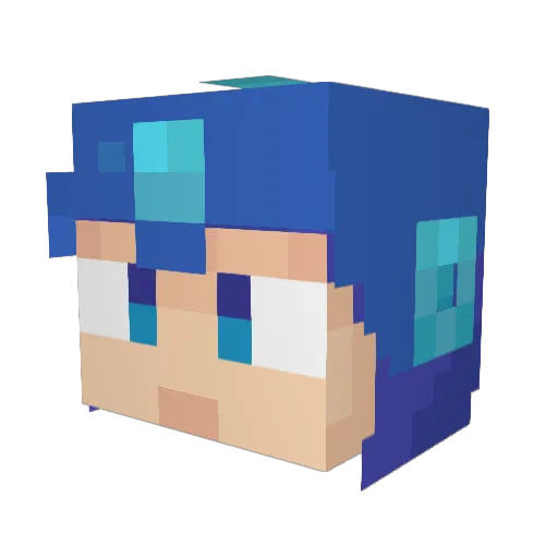 Samburger4rewl Minecraft avatar head, 3D render